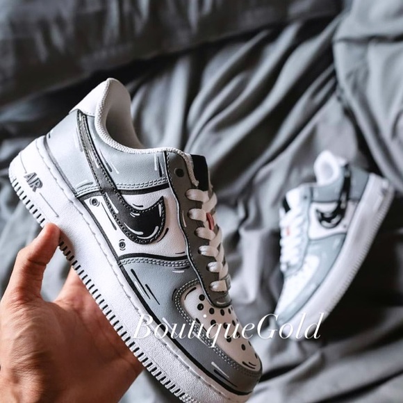 cartoon style air force 1